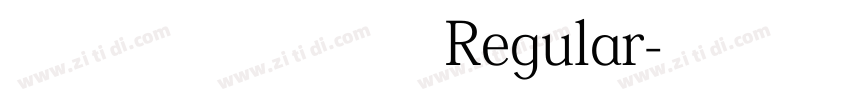 可可冰冰拼音体 Regular字体转换